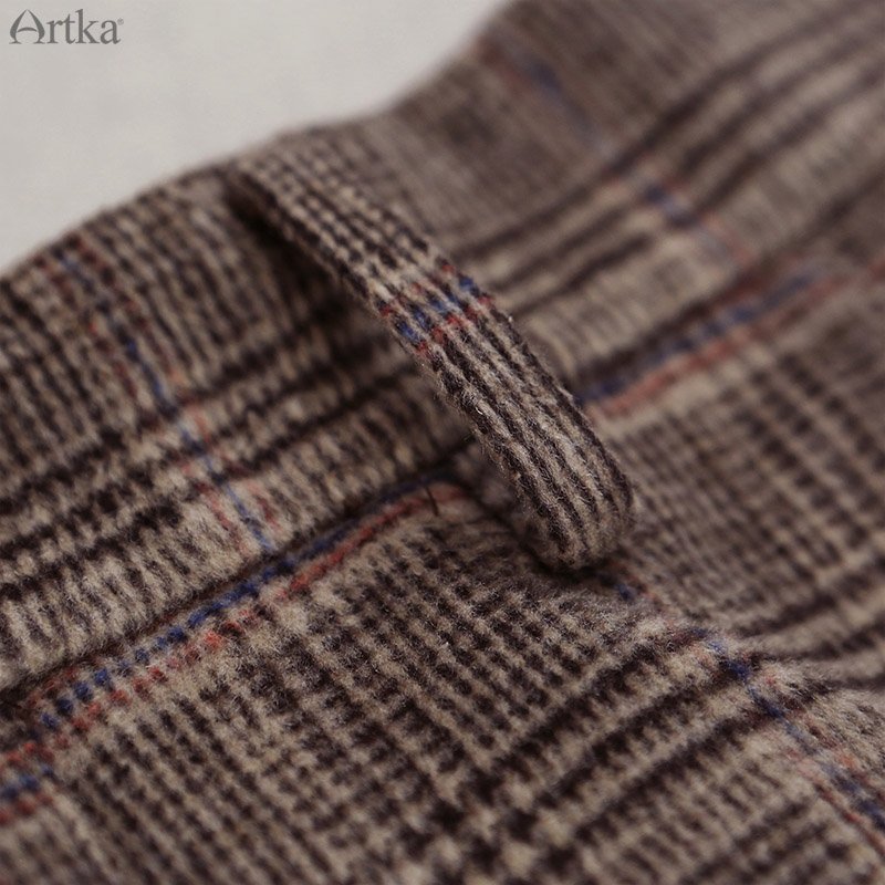Artka короткая клетчатая юбка — изображение 12