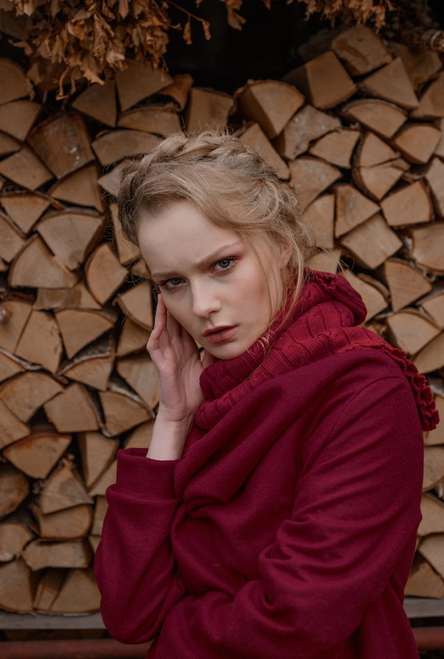 WonderMary кардиган шерстяной бордовый