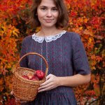 WonderMary платье с кружевным воротничком