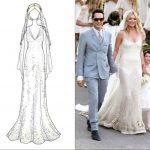 Свадебное бохо платье Кейт Мосс