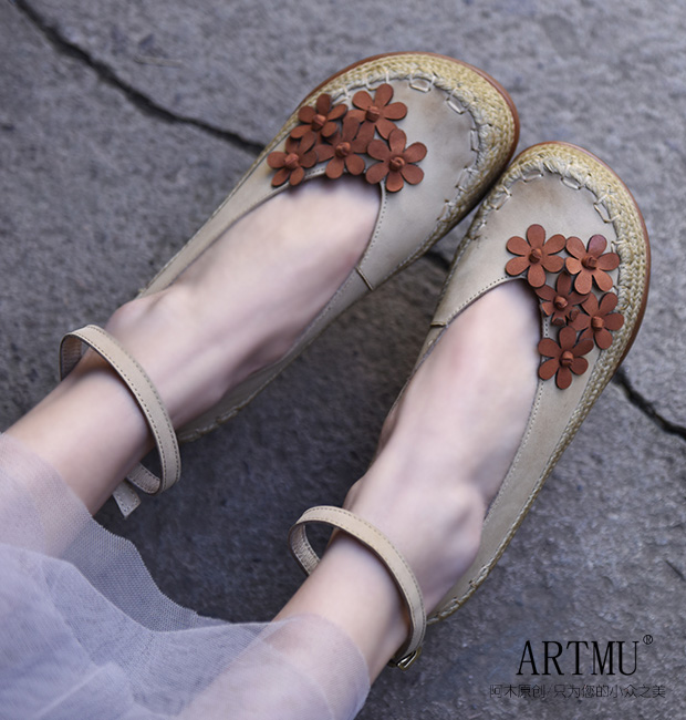 Artmu туфли на высокой подошве с цветами