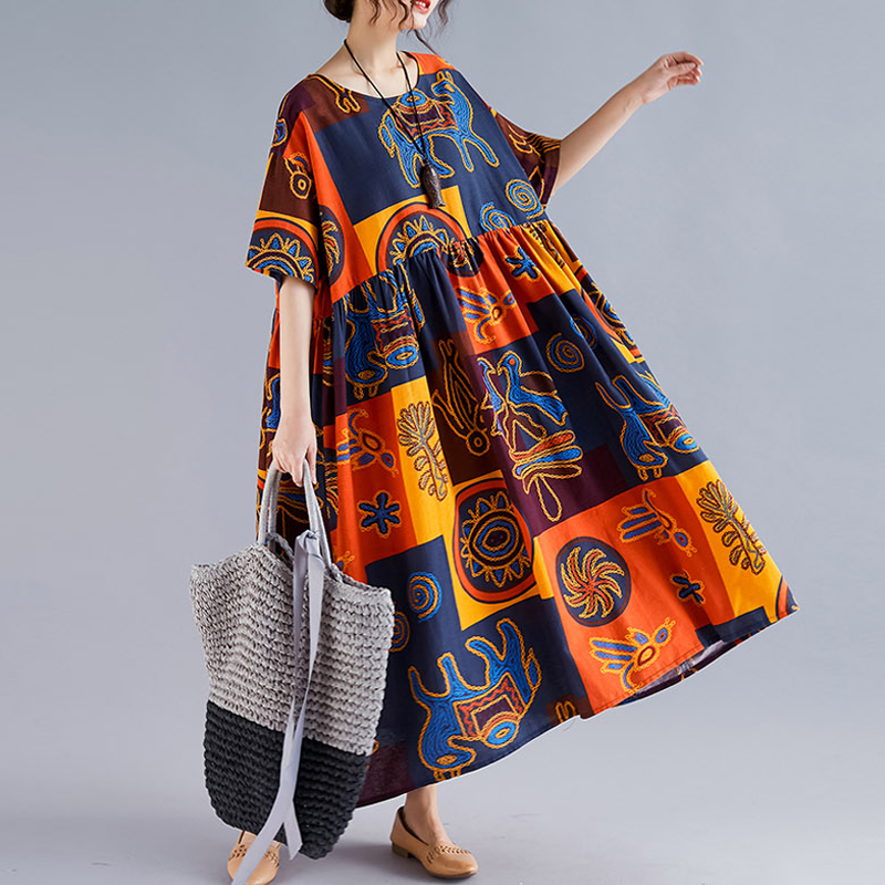 Wuxi платье с принтом квадраты