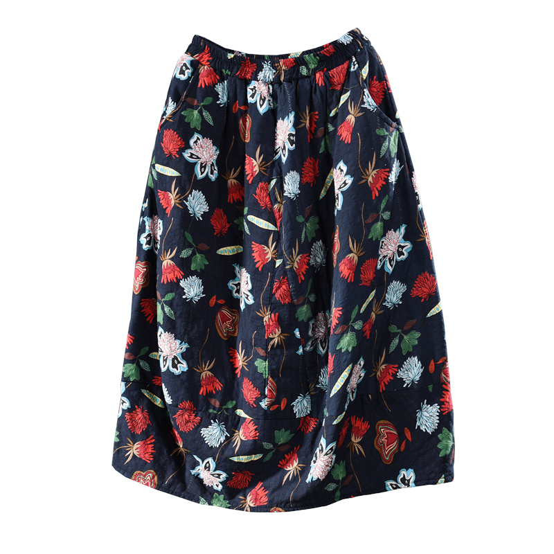 Sweet corset теплая юбка с яркими цветами