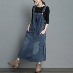 QYCQ сарафан с карманами