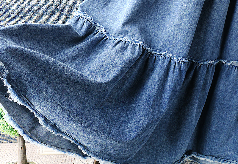 Left-Lefty джинсовая юбка ярусная