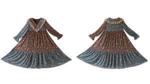 Liner шифоновое платье пэчворк