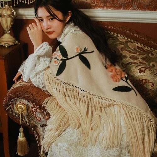 MOK винтажная шаль