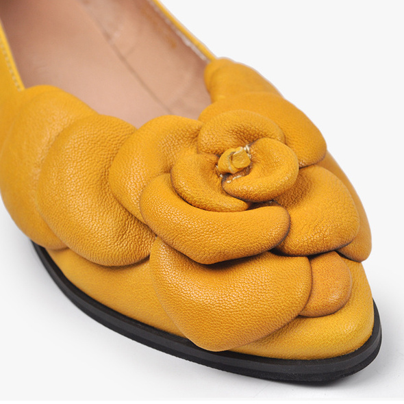 Artmu туфли с объёмным цветком