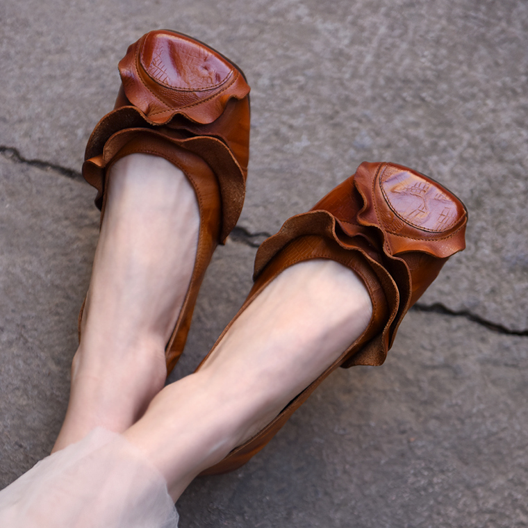 Artmu ретро-туфли с квадратным носком