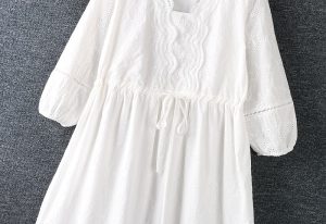Left-Lefty белое платье с кружевом
