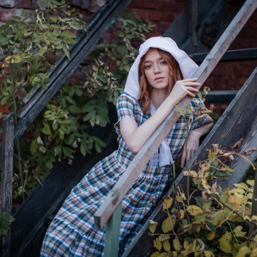WonderMary платье макси в клетку (Москва)