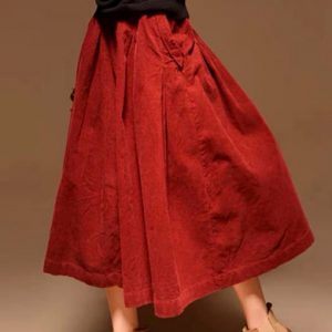 Вельветовая юбка с карманами (Серпухов)