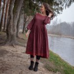 WonderMary платье с лоскутным декором