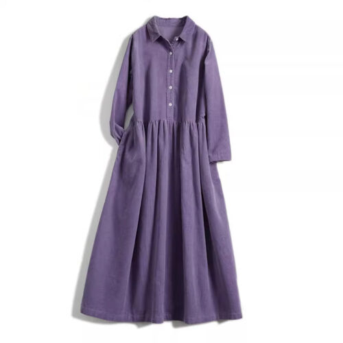 Фиолетовое платье из вельвета (Серпухов)