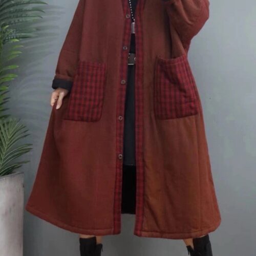 Ватное пальто с карманами (Серпухов)
