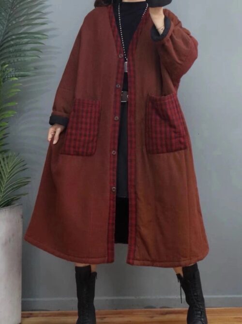 Ватное пальто с карманами (Серпухов)