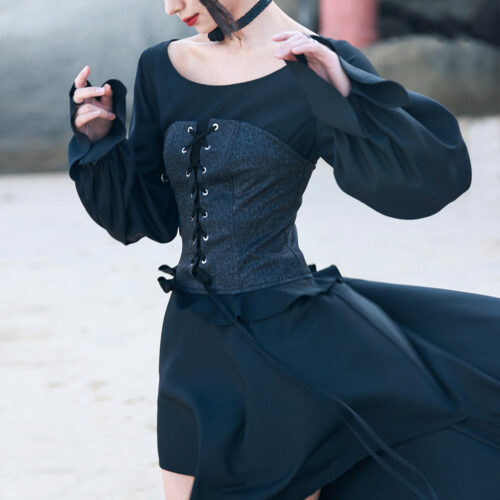 Оригинальное чёрное платье (Серпухов)