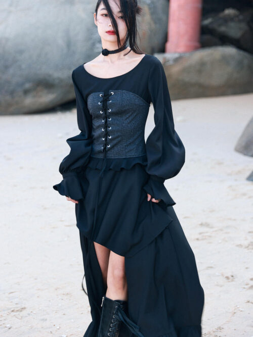 Оригинальное чёрное платье (Серпухов)